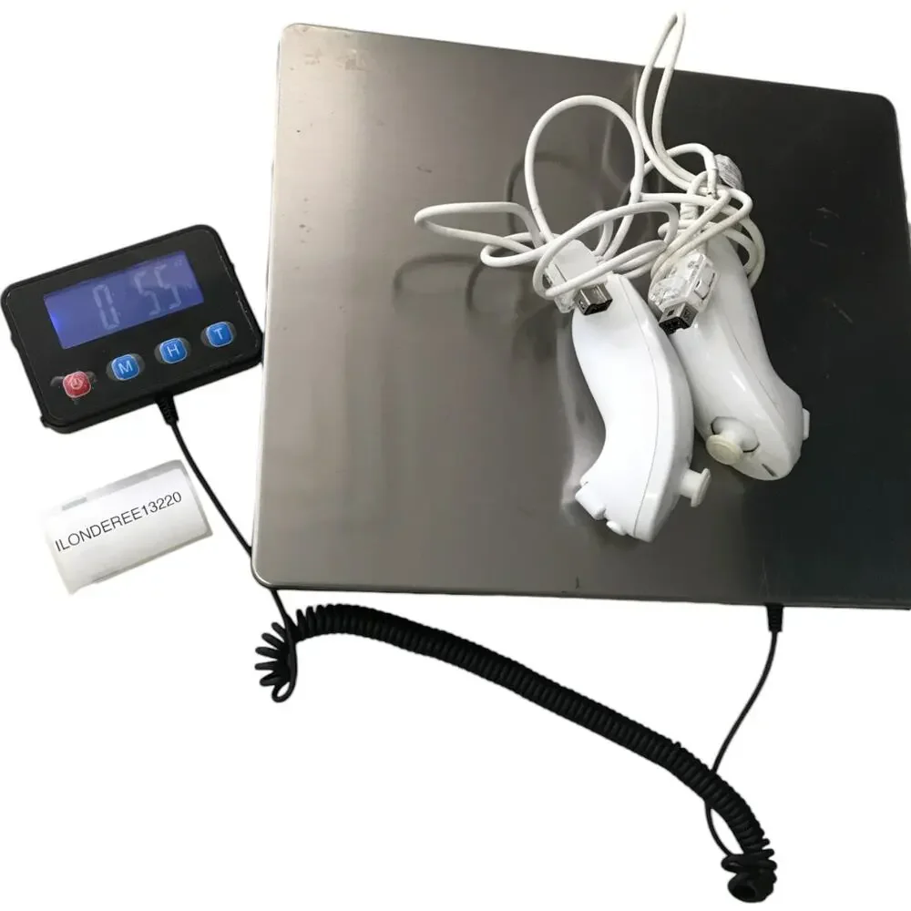 Nunchuk Controller White Lot of 2 for Nintendo Wii Remote Console Video Game